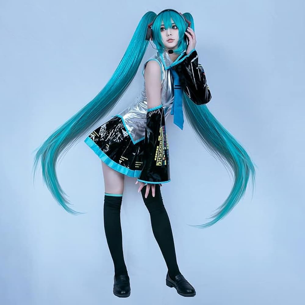 【試着のみ】コスプレ衣装 初音ミク ウィッグ付き Amazon.co.jp: [FLiex] ウィッグ付き 初音ミク はつね ミク MIKU